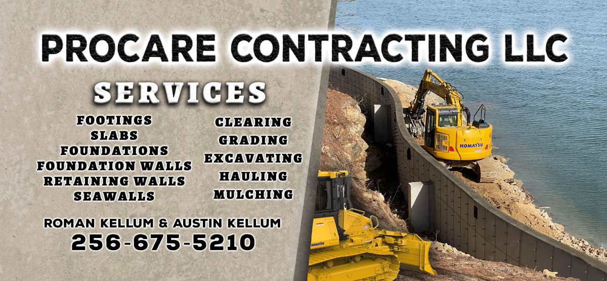 Procare Contracting Sign